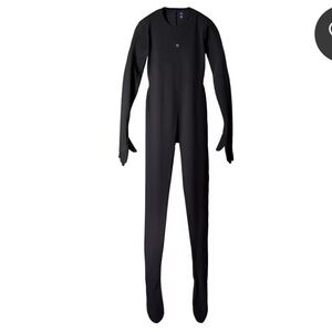 YZY GAP engineered by Balenciaga black long sleeve bodysuit/jumpsuit